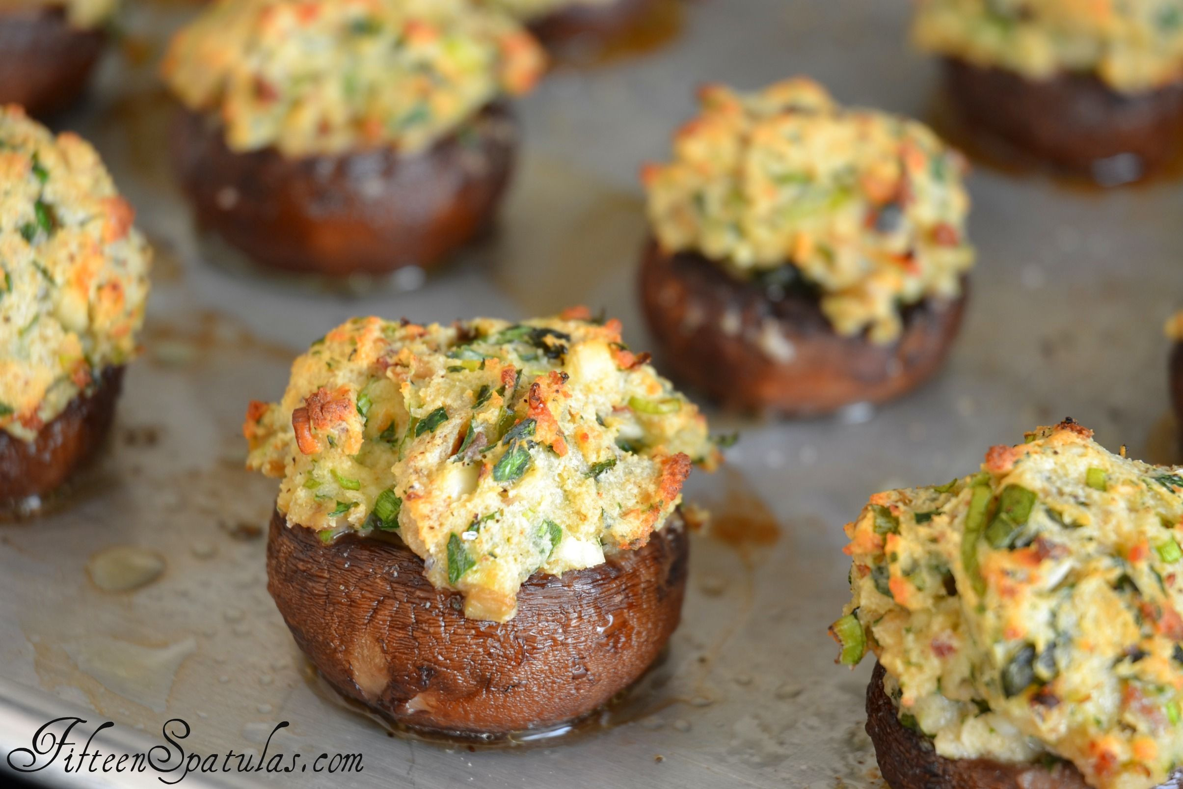 Recipes With Baby Bella Mushrooms
 Baby bella mushrooms stuffed with herbs cheese and
