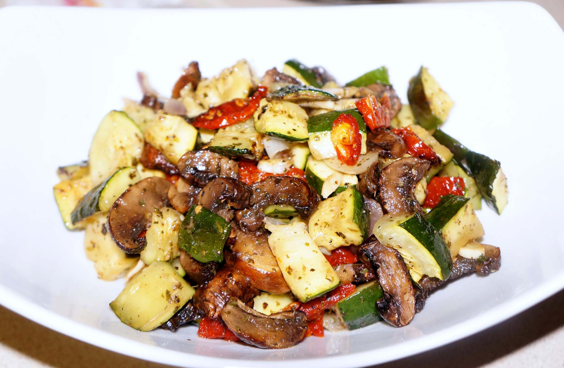 Recipes With Baby Bella Mushrooms
 Roasted Zucchini Baby Bella Mushroom with Sun dried