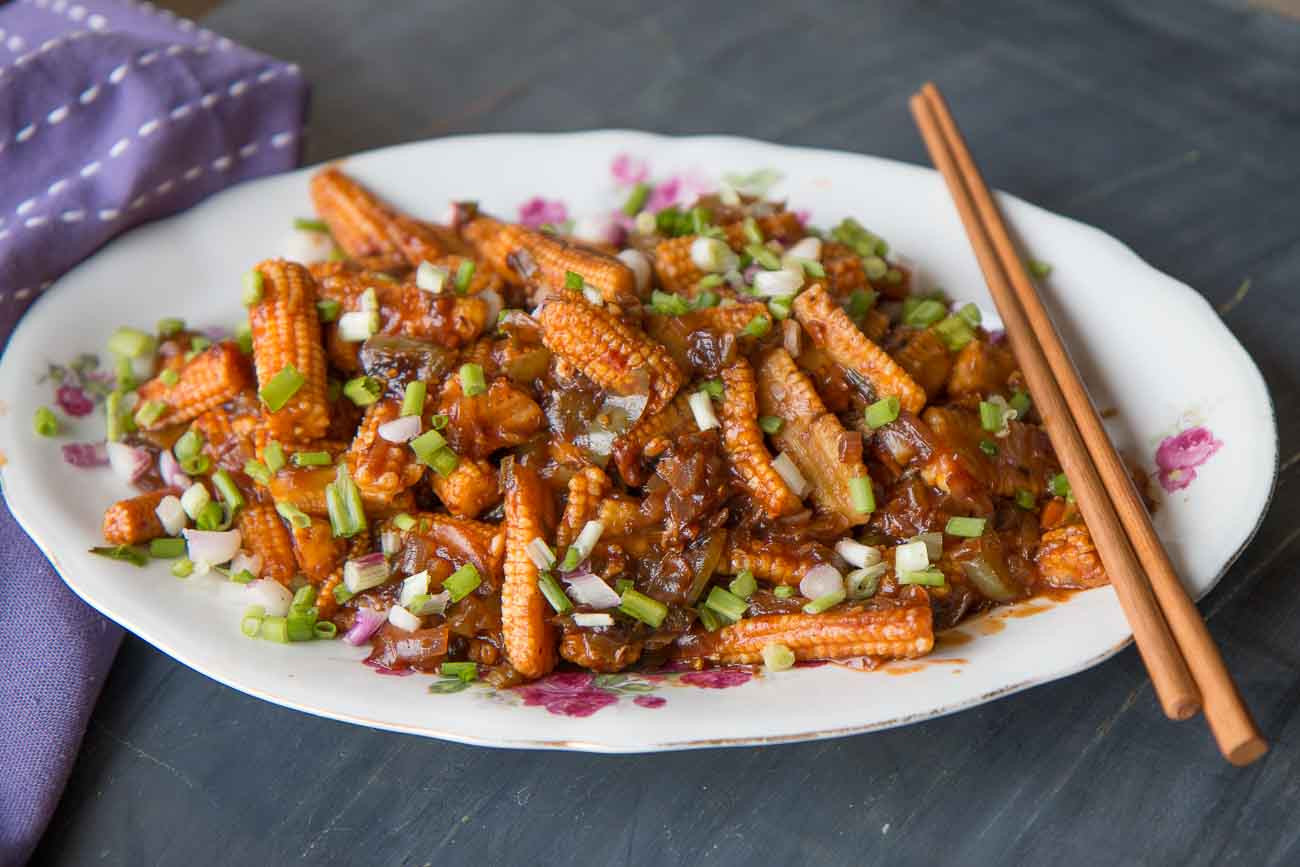 Recipes With Baby Corn
 Chilli Baby Corn Manchurian Recipe by Archana s Kitchen