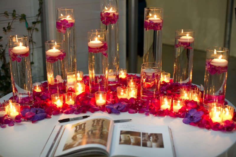 Red And Purple Wedding Theme
 Elegant Purple & Red New Orleans Wedding