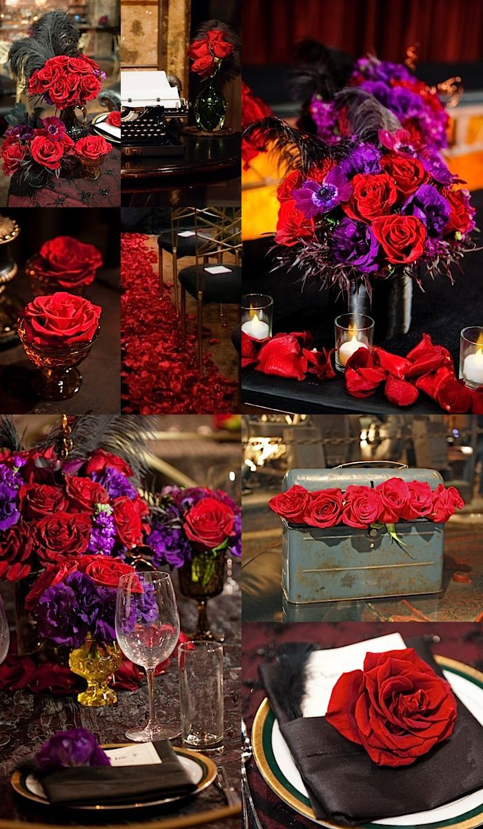 Red And Purple Wedding Theme
 43 best images about Plum & Red Wedding on Pinterest