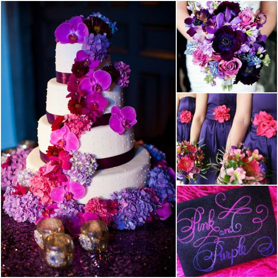 Red And Purple Wedding Theme
 2015 summer wedding colors