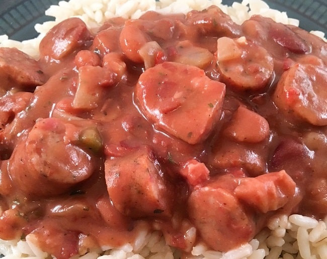 Red Beans And Rice With Sausage
 Easy Red Beans and Rice with Sausage My Kitchen Serenity