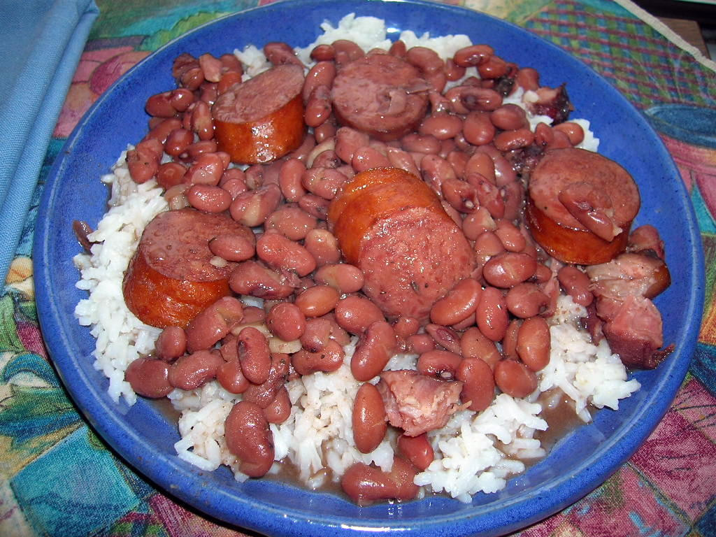 Red Beans And Rice With Sausage
 Red Beans Smoked Sausage and Rice The Southern Lady Cooks