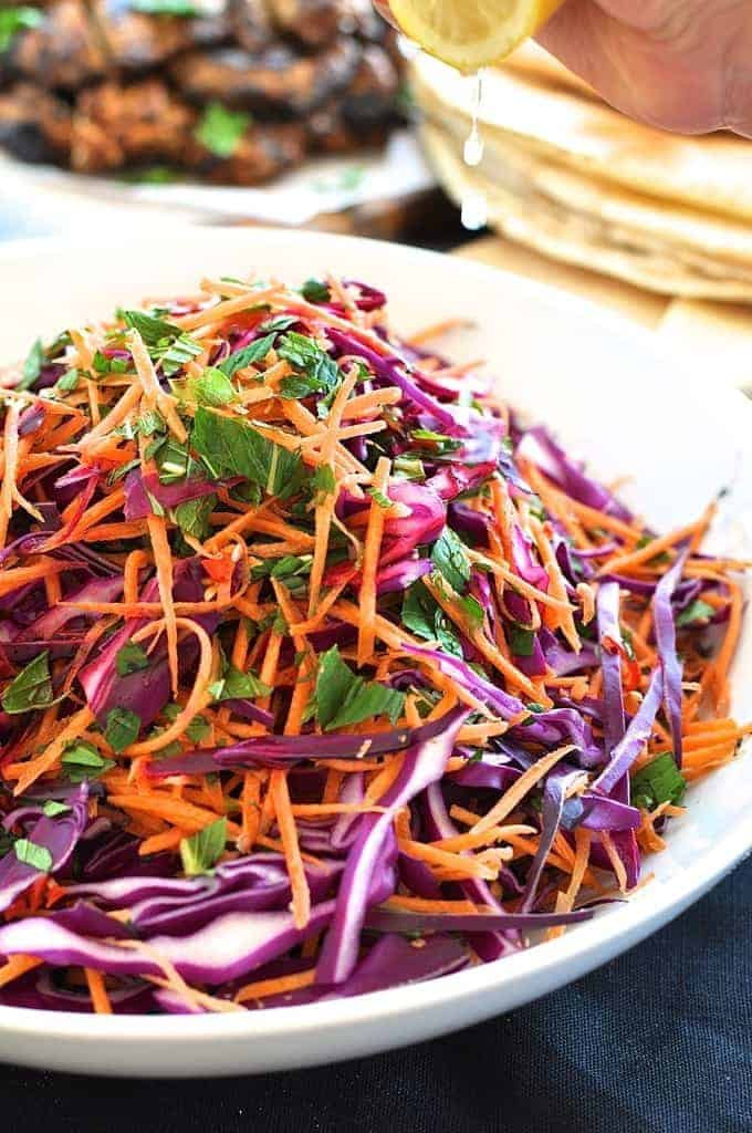 Red Cabbage Salad Recipes
 Shredded Red Cabbage Carrot and Mint Salad