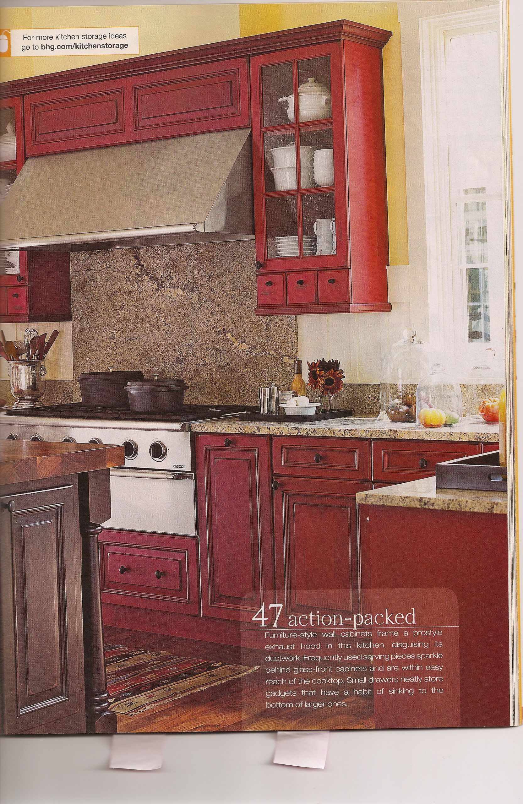 Red Cabinet Kitchens
 Kitchen