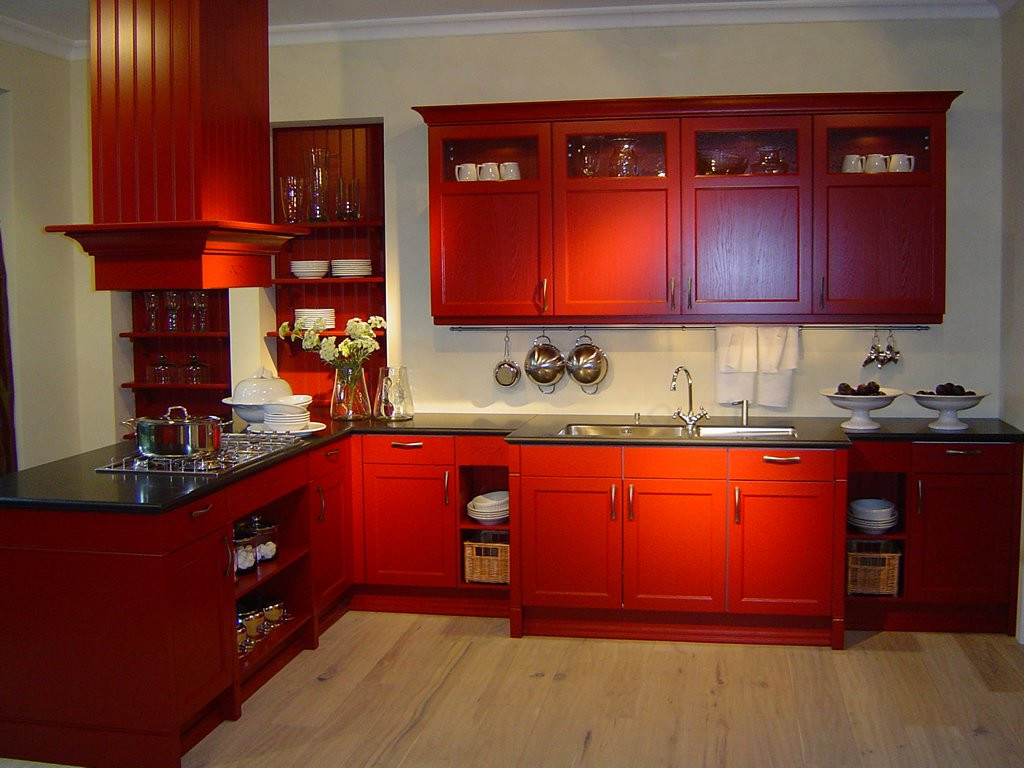 Red Cabinet Kitchens
 Kitchen Ideas