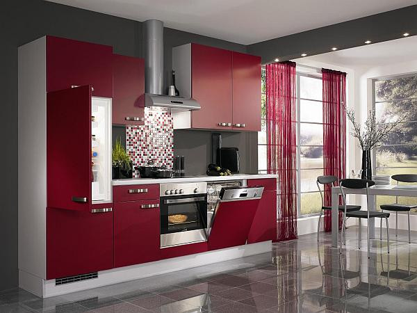 Red Cabinet Kitchens
 Red Kitchen Design Ideas and Inspiration