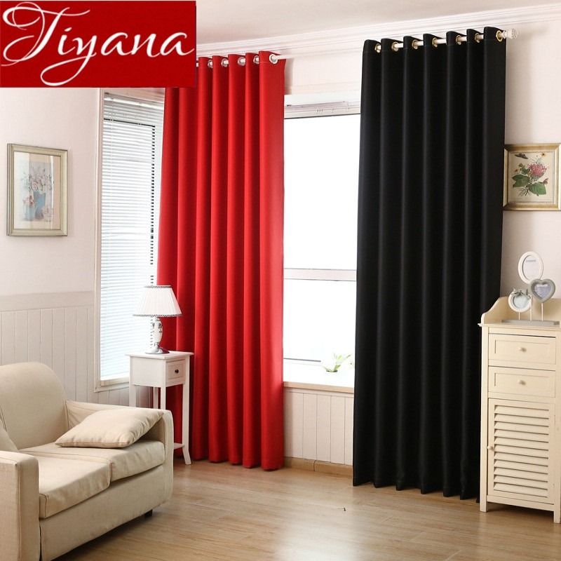 Red Curtains Living Room
 Modern Blackout Curtains for Living Room Red Curtains for