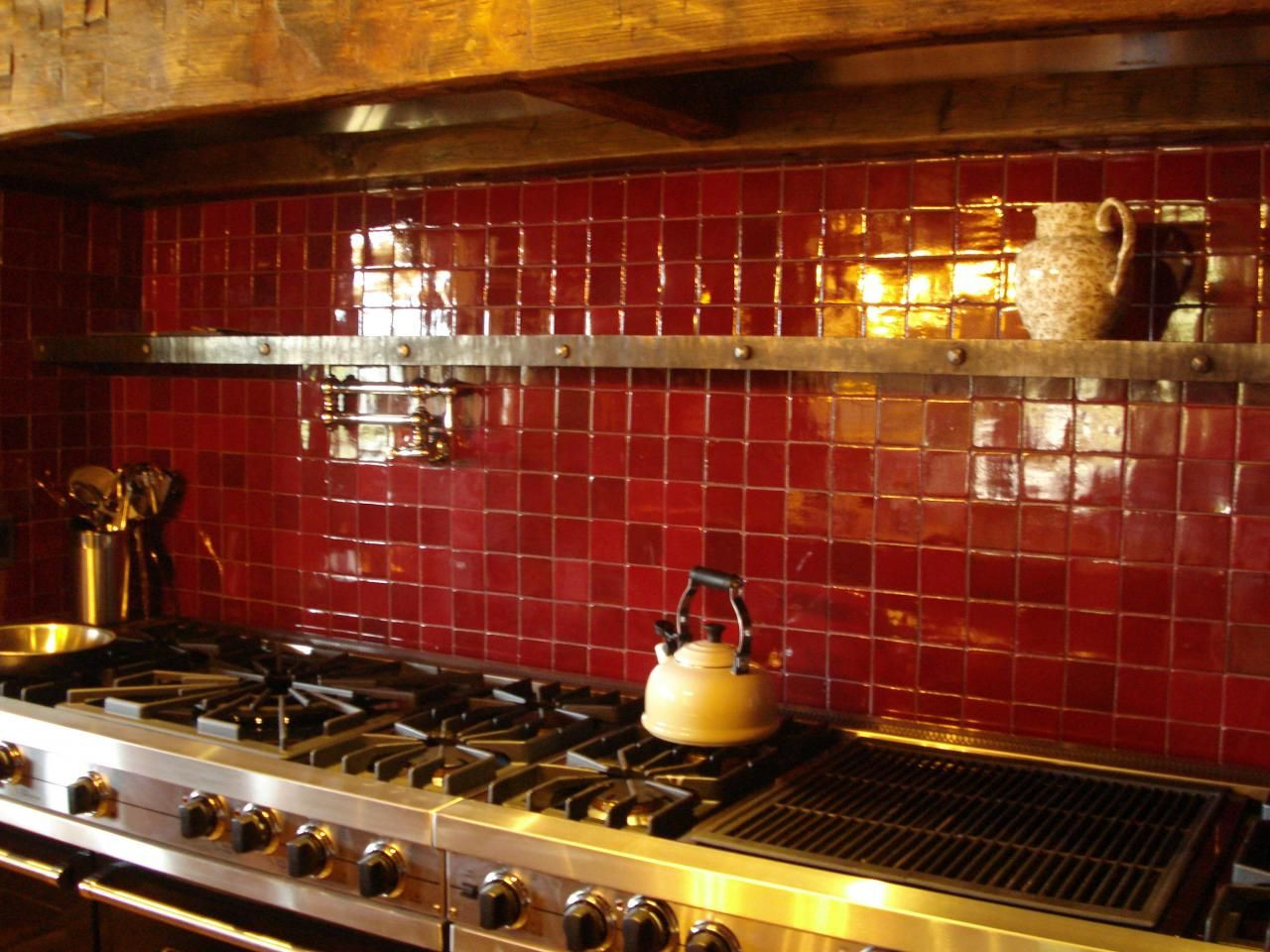 Red Kitchen Backsplash Ideas
 Red Kitchen Backsplash