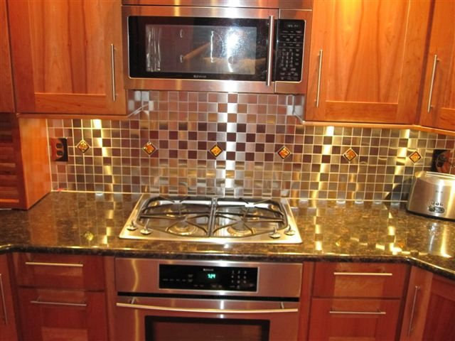 Red Kitchen Backsplash Ideas
 Red Kitchen Backsplash Accent Tile in by UneekGlassFusions