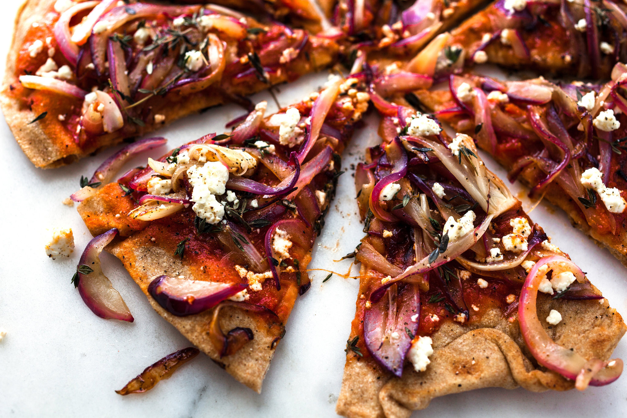 Red Onion Grill
 Grilled Pizza With Grilled Red ions and Feta The New