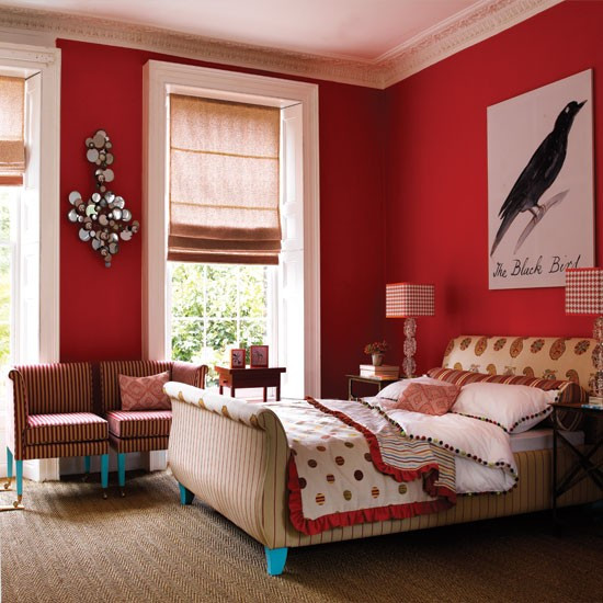 Red Walls Bedroom
 Feng Shui Q & A All Red Walls
