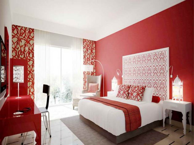 Red Walls Bedroom
 15 Spectacular Red Bedroom Designs For More Dramatic