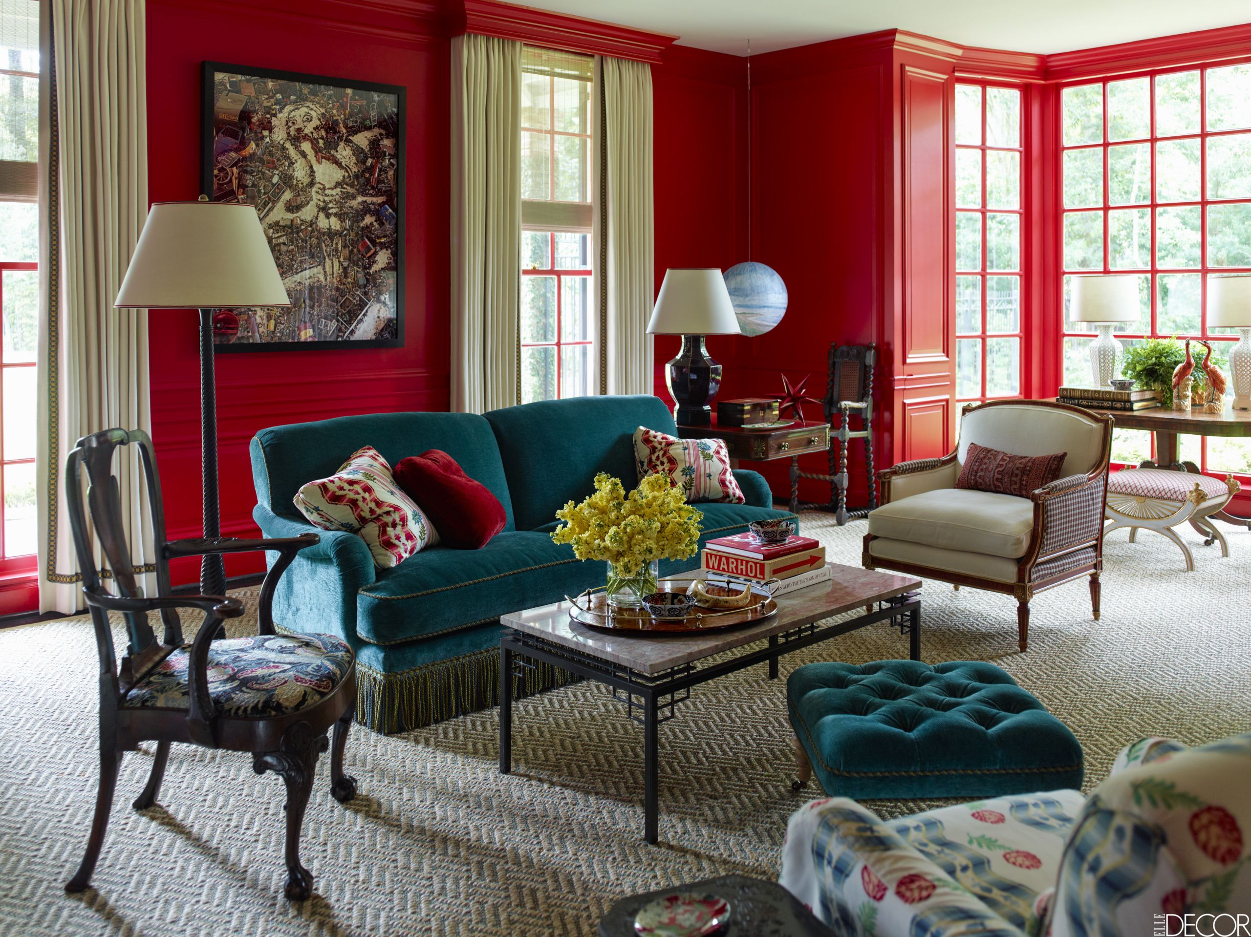 Red Walls In Living Room
 10 Rooms with Red Walls Red Bedroom and Living Room Ideas