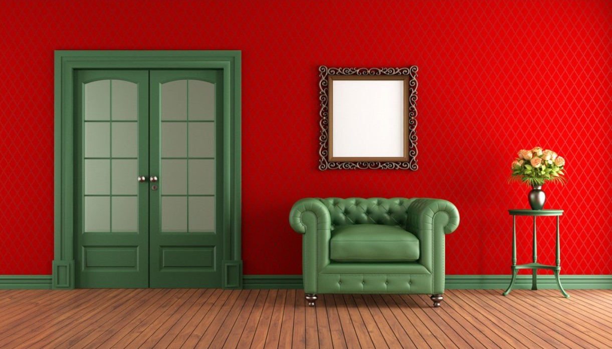 Red Walls In Living Room
 20 Colors That Jive Well With Red Rooms