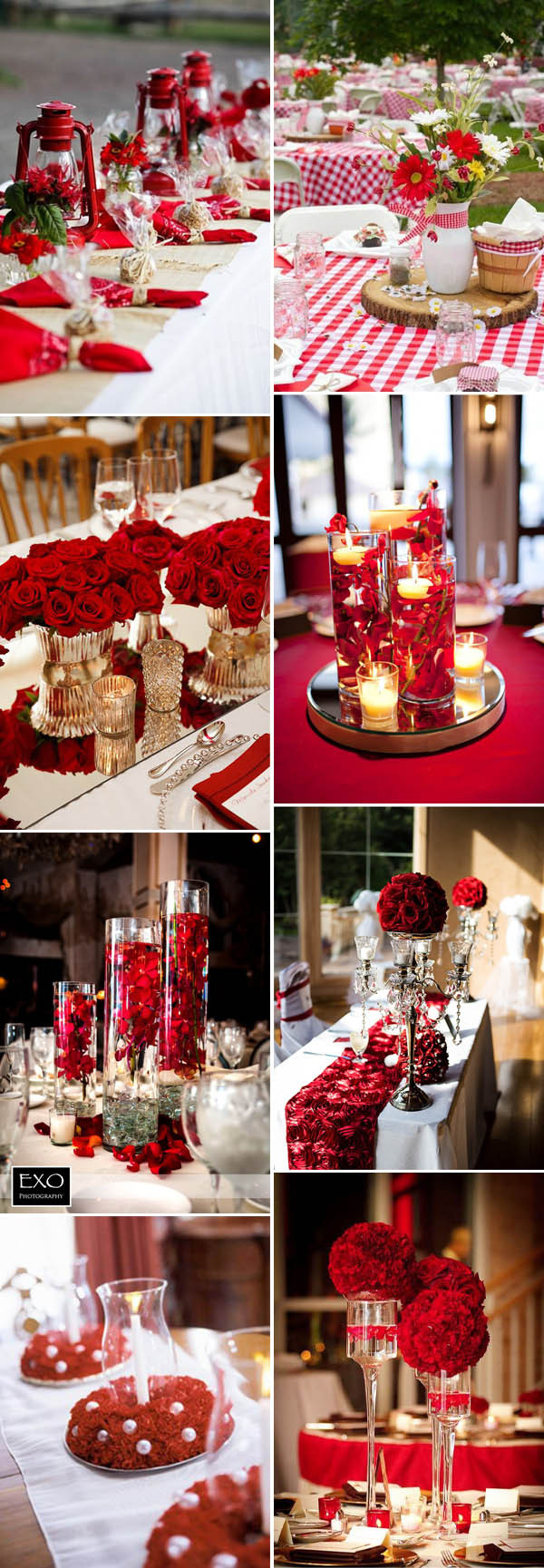 Red Wedding Theme Ideas
 40 Inspirational Classic Red and White Wedding Ideas