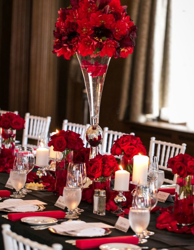 Red Wedding Theme Ideas
 35 Red and Black Vampire Halloween Wedding Ideas