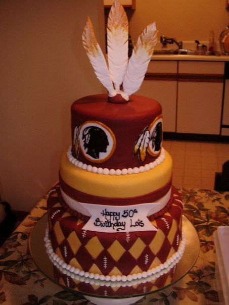 Redskins Birthday Cake
 292 best Hail To My Redskins images on Pinterest