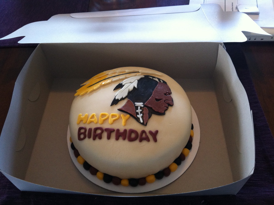 Redskins Birthday Cake
 Washington Redskins Birthday Cake CakeCentral