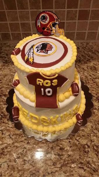 Redskins Birthday Cake
 Washington Redskins Cakes & Parties on Pinterest