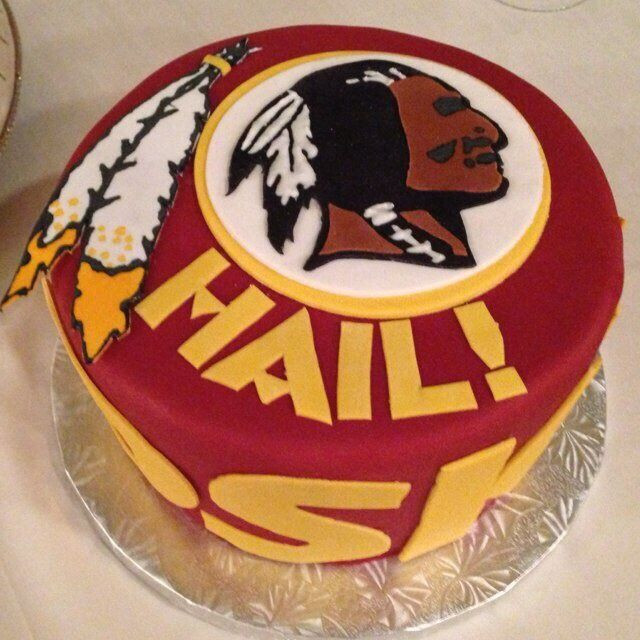 Redskins Birthday Cake
 17 Best images about Redskins cake on Pinterest