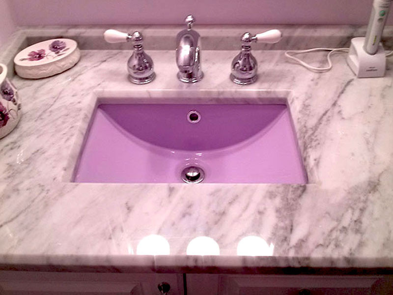 Refinishing Bathroom Sinks
 Bathroom Sink Refinishing Porcelain Sink Repair