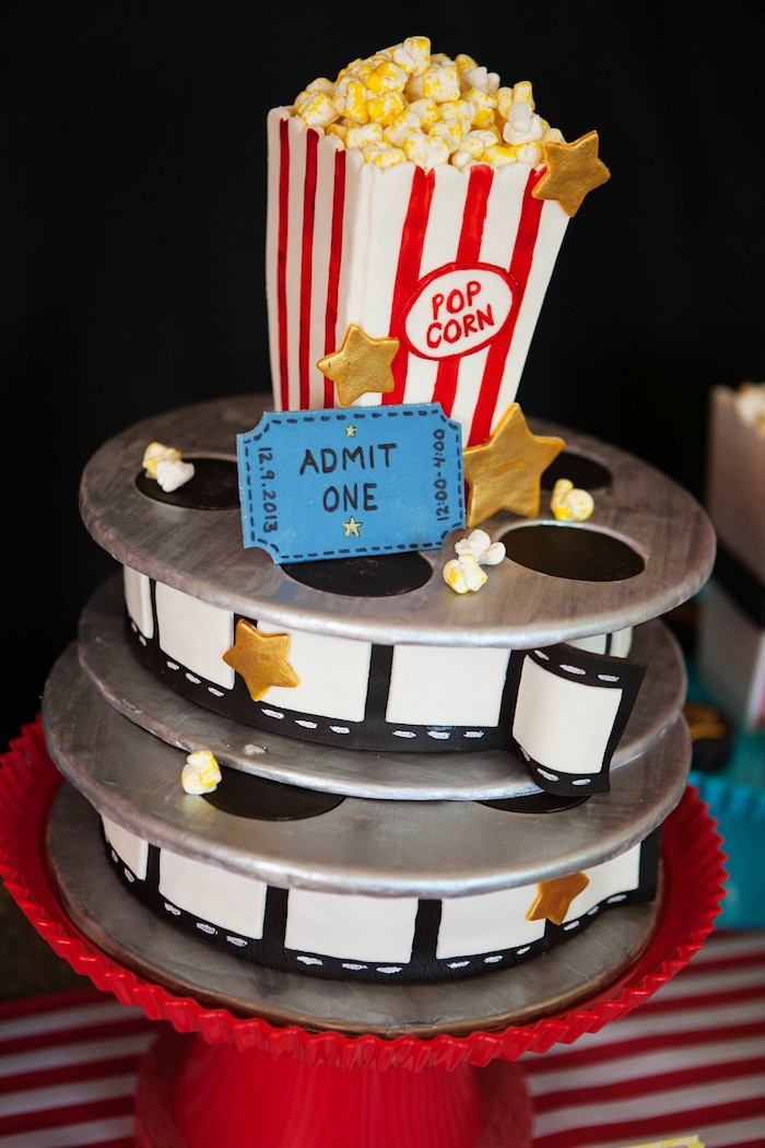 Regal Cinema Birthday Party
 Kara s Party Ideas Movie Themed Birthday Party