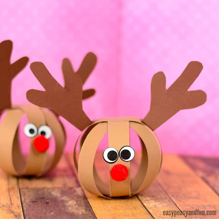 Reindeer Craft For Kids
 Paper Ball Reindeer Craft Easy Peasy and Fun