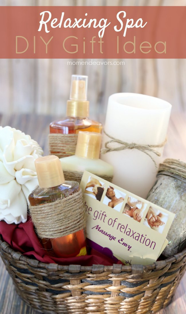 Relaxing Gift Basket Ideas
 DIY Relaxing Spa Gift Idea