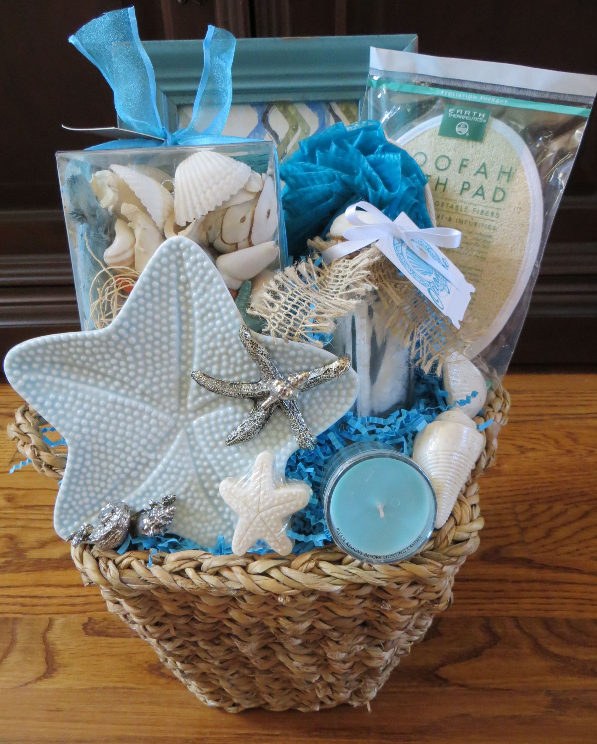 Relaxing Gift Basket Ideas
 Relaxing Sea Themed Spa Gift Basket