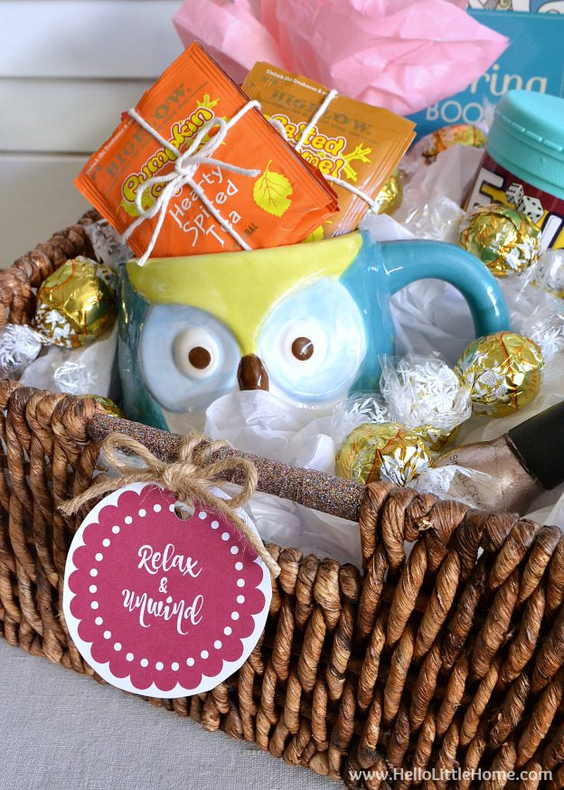 Relaxing Gift Basket Ideas
 DIY Relaxation Gift Basket A Fun Easy Gift Idea