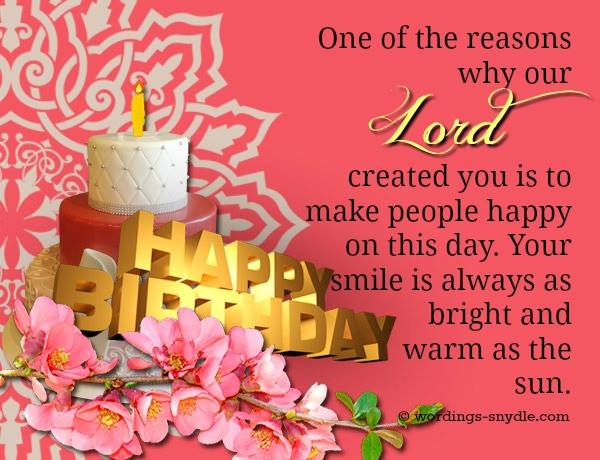 Religious Birthday Cards
 Christian Birthday Wordings and Messages – Wordings and