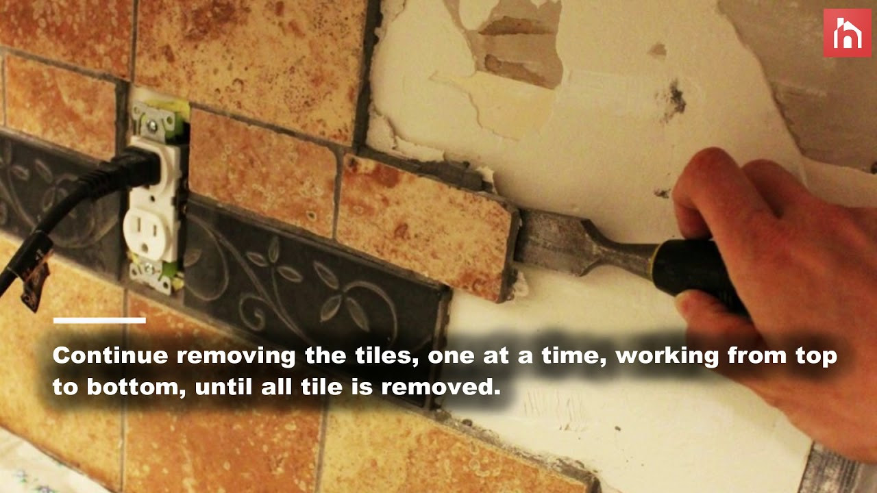 Removing Kitchen Backsplash
 How to Remove a Kitchen Tile Backsplash