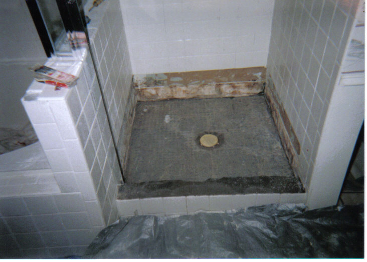 Replacing Bathroom Walls
 DAMAGED SHOWER PICTURES