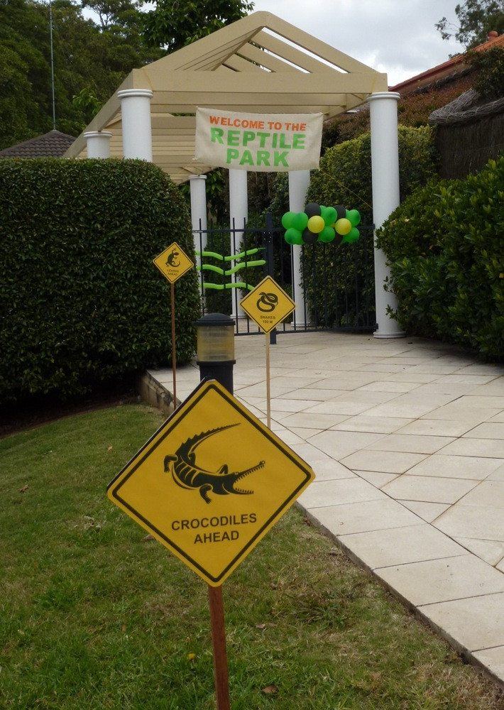 Reptile Birthday Party
 Cherry Top Parties Reptile Birthday Party