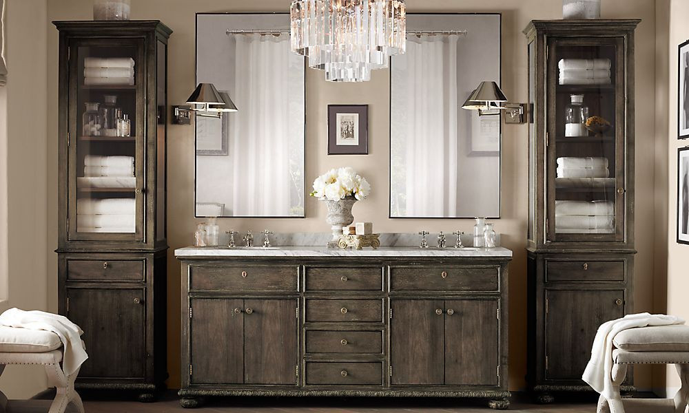 Restoration Hardware Bathroom Mirrors
 Vanity Restoration Hardware LOVE this color