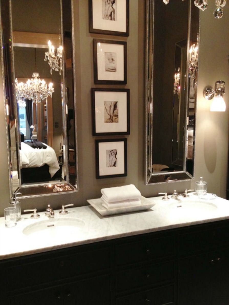 Restoration Hardware Bathroom Mirrors
 Restoration Hardware Tall n Thin Cool beveled framed