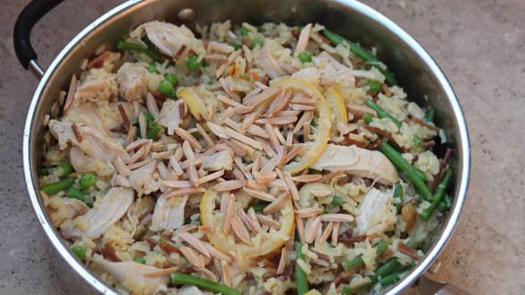 Rice Pilaf Recipe Rachael Ray
 Chicken and Rice Pilaf Skillet Supper Rachael Ray