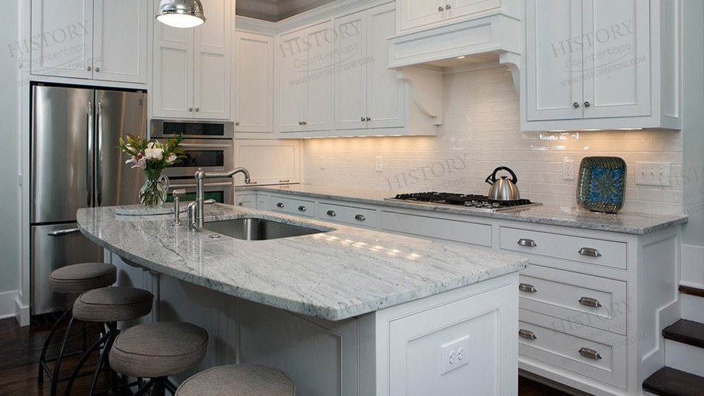 River White Granite Kitchen
 Brazil River White Granite Granite Countertops Kitchen