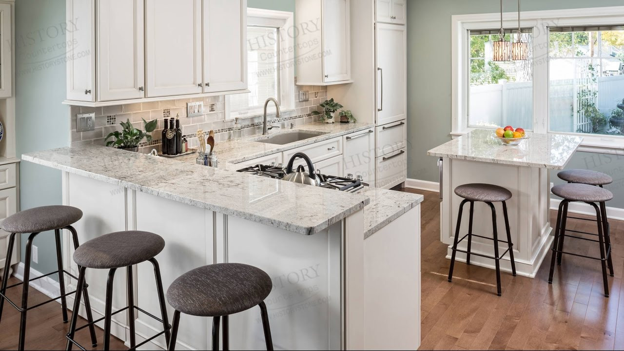 River White Granite Kitchen
 River White Granite Countertops in Kitchen