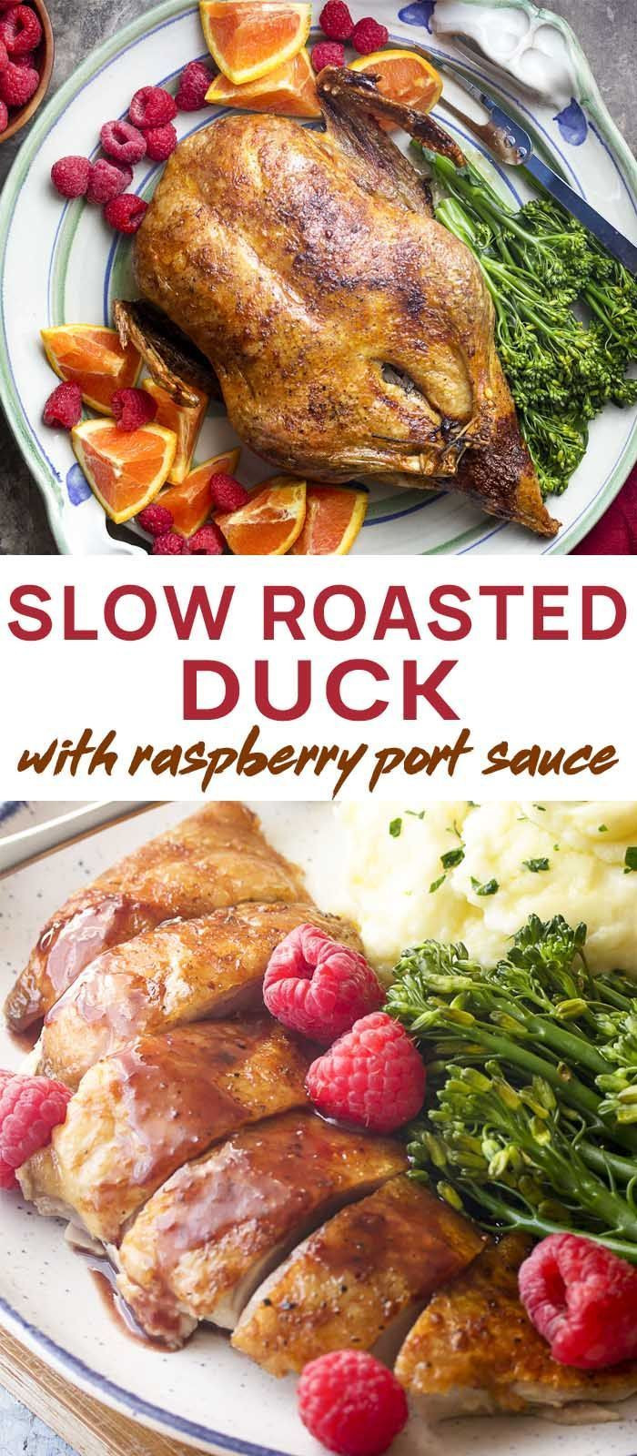 Roast Duck Side Dishes
 Slow Roasted Duck with Crispy Skin Recipe
