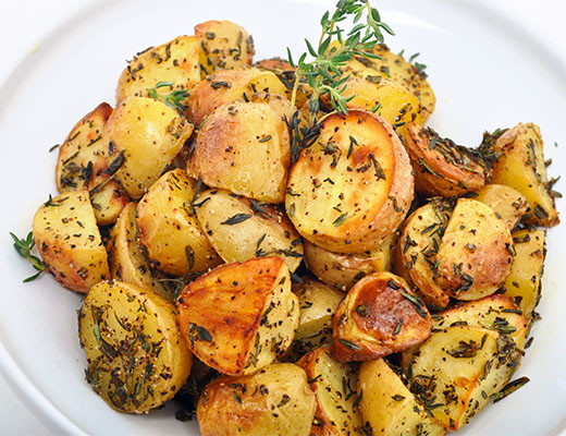 Roasted Baby Dutch Potatoes
 Roasted Baby Dutch Yellow Potatoes with Fresh Herbs