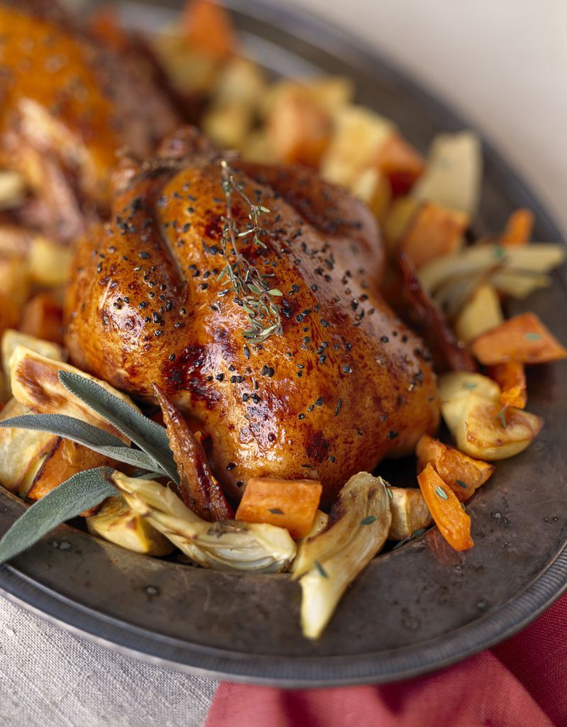 Roasted Cornish Game Hens Recipes
 Herby Roasted Cornish Hens Recipe