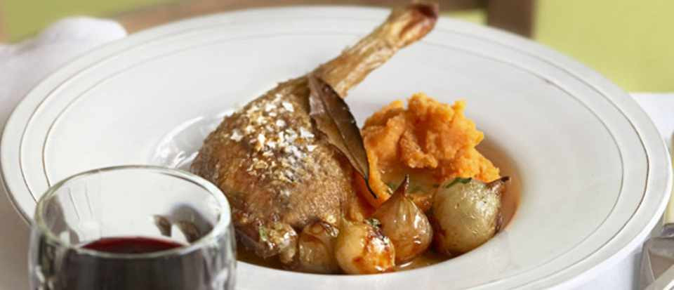 Roasted Duck Leg Recipes
 Roast Duck Leg Recipe With Sweet Potato Mash olivemagazine