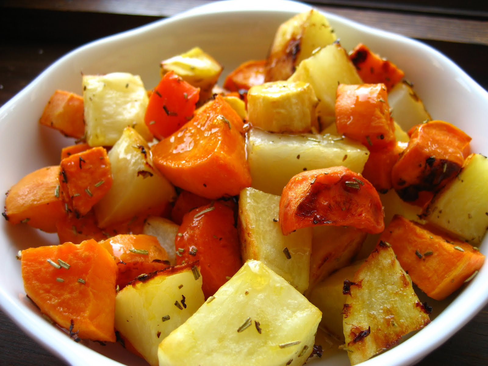 Roasted Root Vegetables
 SoulfoodQueen Roasted Root Ve ables with Orange