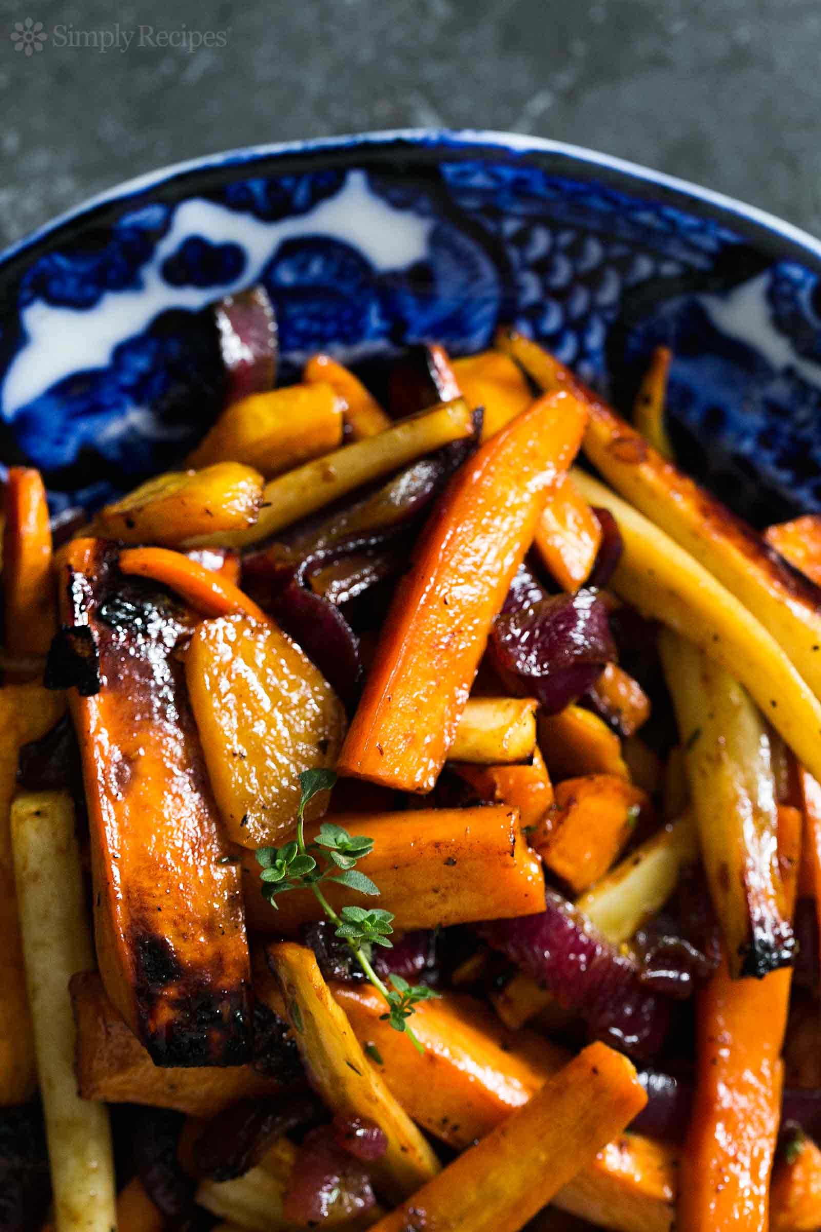 Roasted Root Vegetables
 Cider Roasted Root Ve ables