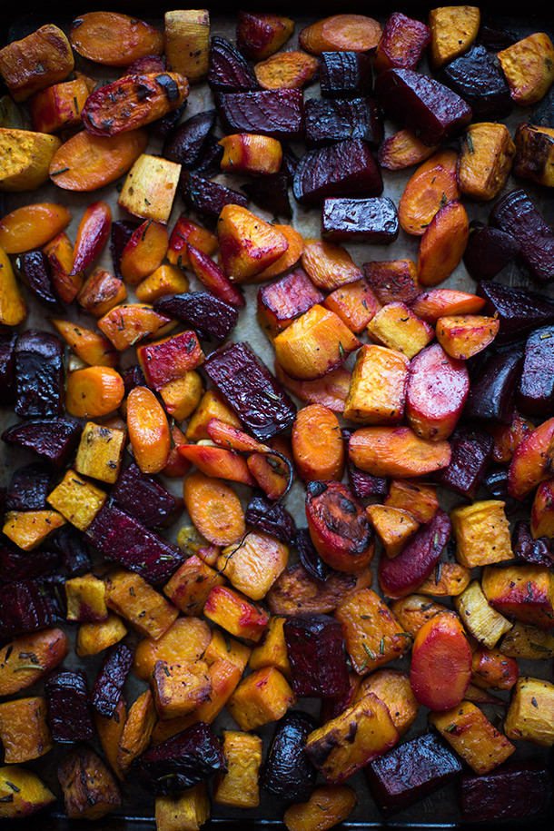 Roasted Root Vegetables
 Roasted Root Ve ables