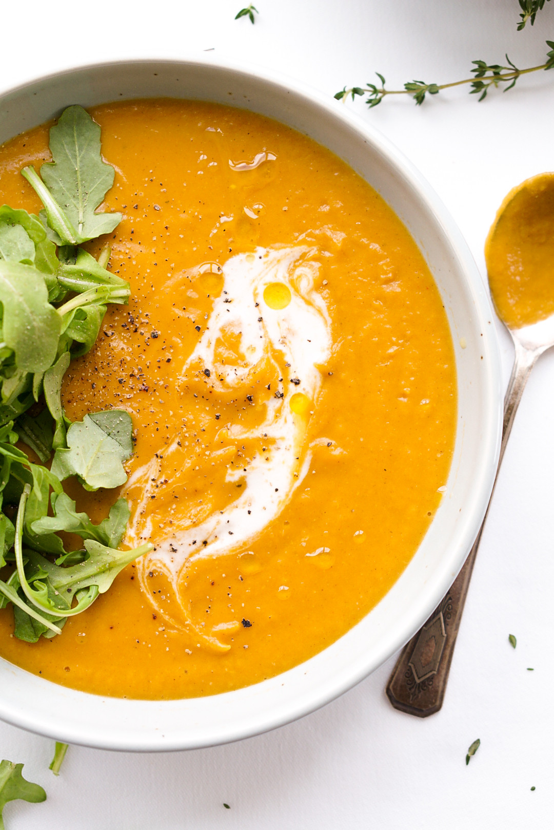 Roasted Sweet Potato Soup
 Roasted Sweet Potato Soup Who Needs Salad