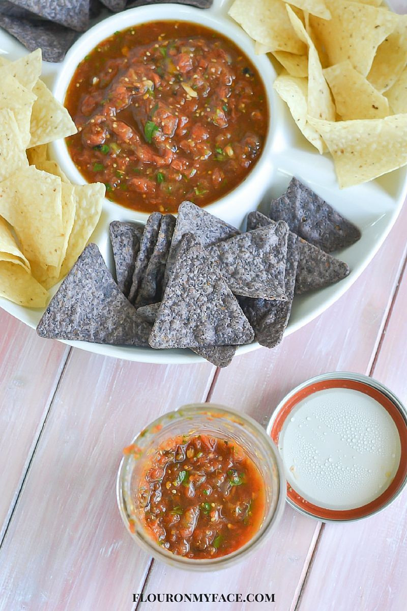 Roasted Tomatillo Salsa Recipe
 Roasted Tomato Tomatillo Salsa Recipe Flour My Face